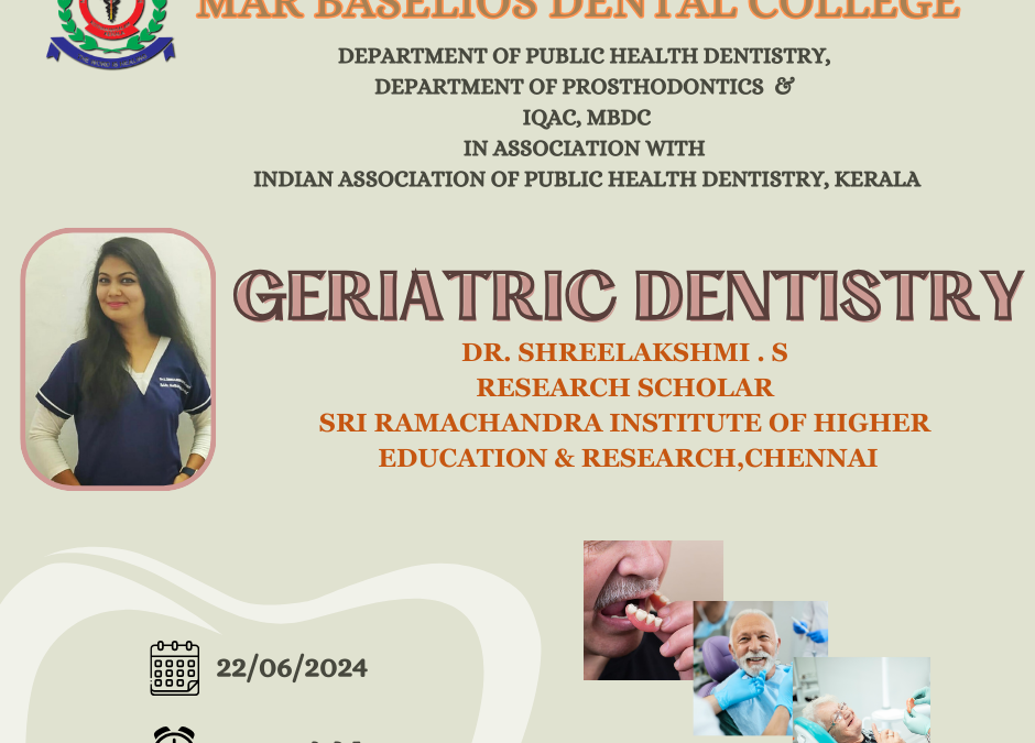 Talk on Geriatric Dentistry